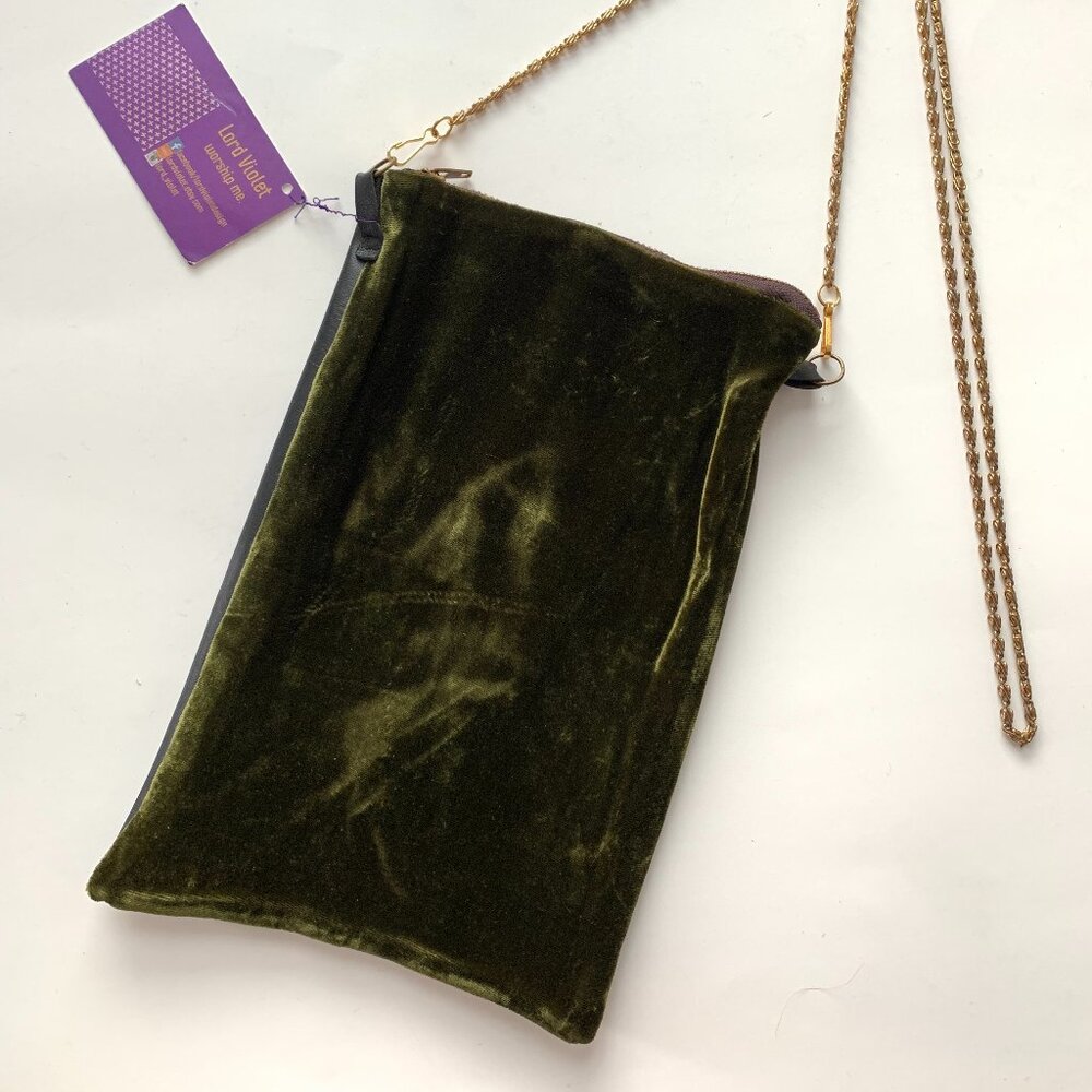 Green Velvet Purse